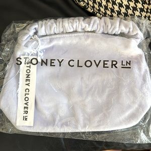 Stoney clover lane velvet scrunch handle bag nwt